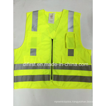 Reflective Safety Wear with Four Pockets (DFV1013)